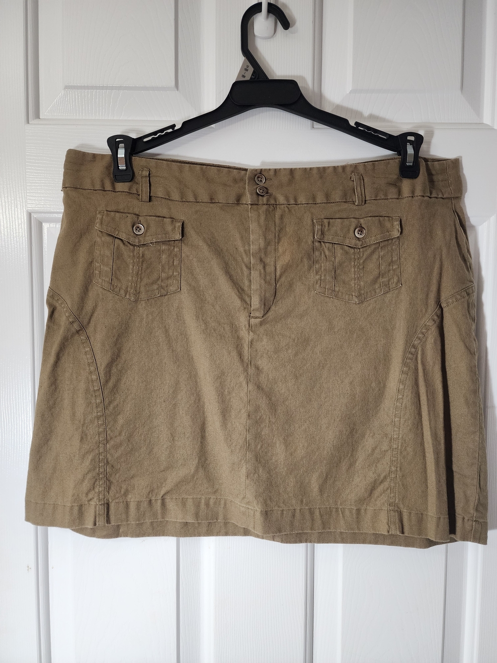 Banana Republic Tan Utility Skirt Sz 14
